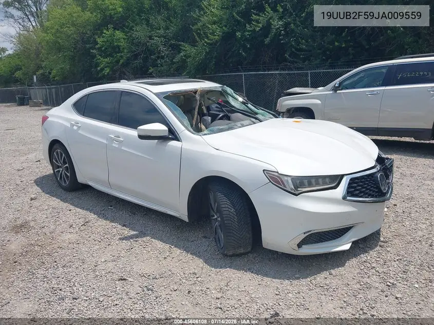 2018 Acura Tlx Tech Pkg VIN: 19UUB2F59JA009559 Lot: 45606108