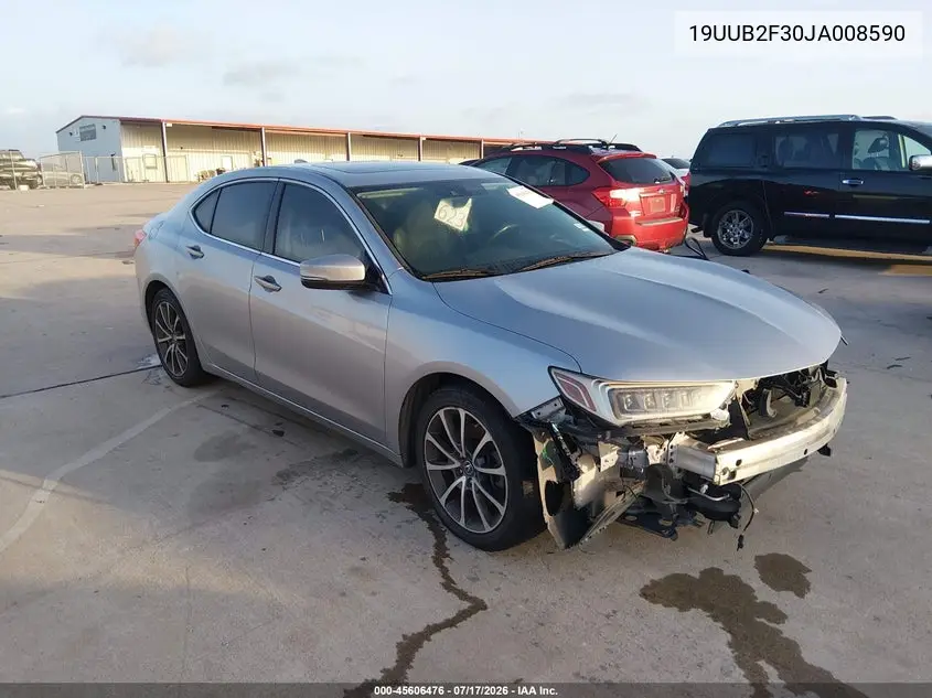 2018 Acura Tlx VIN: 19UUB2F30JA008590 Lot: 45606476