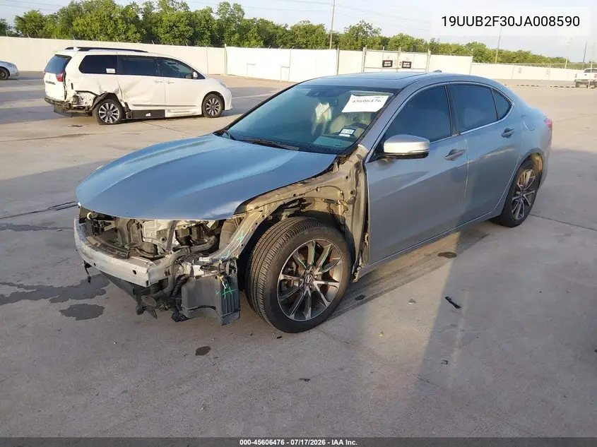 2018 Acura Tlx VIN: 19UUB2F30JA008590 Lot: 45606476