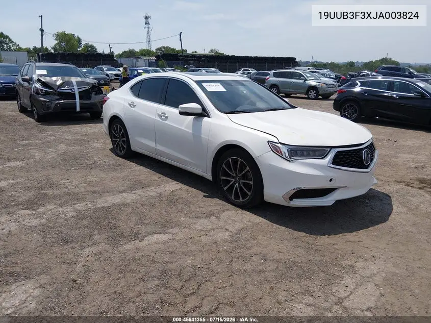 2018 Acura Tlx VIN: 19UUB3F3XJA003824 Lot: 45641355