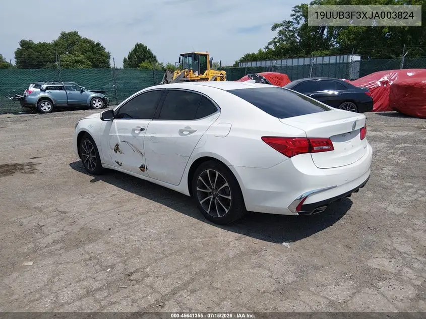 2018 Acura Tlx VIN: 19UUB3F3XJA003824 Lot: 45641355