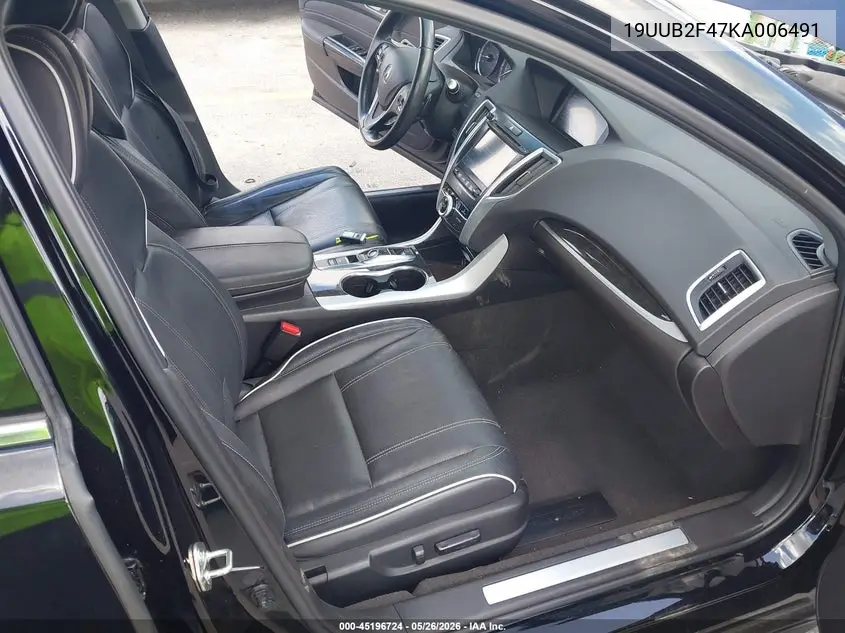2019 Acura Tlx Tech Pkg VIN: 19UUB2F47KA006491 Lot: 45196724
