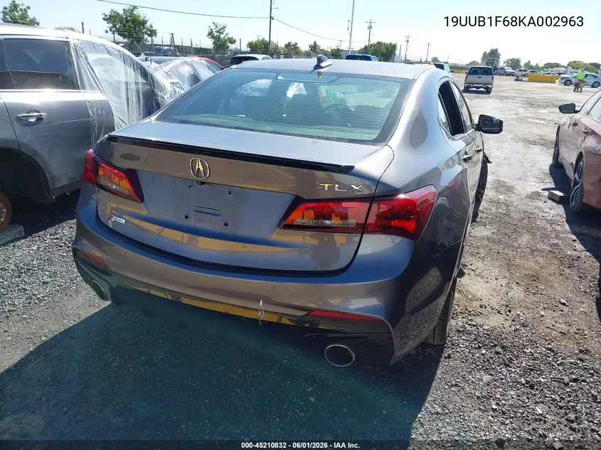 2019 Acura Tlx Tech A-Spec Pkgs VIN: 19UUB1F68KA002963 Lot: 45210832