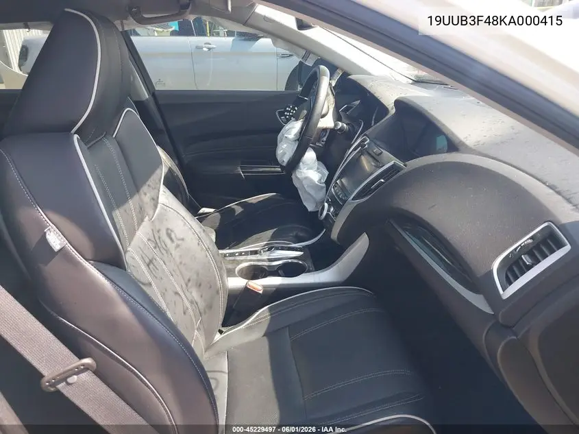 2019 Acura Tlx Tech Pkg VIN: 19UUB3F48KA000415 Lot: 45229497