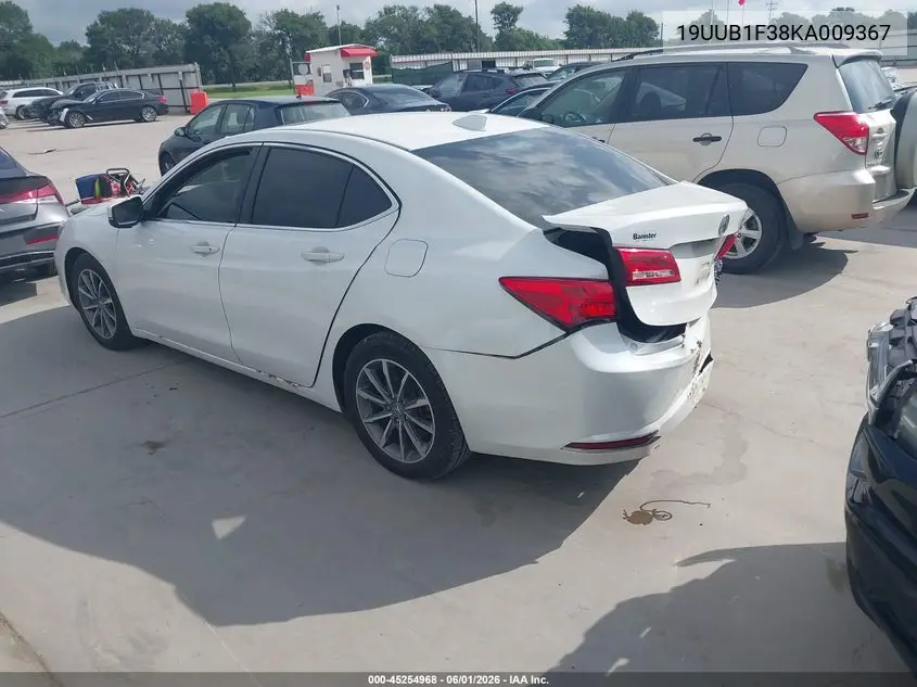 2019 Acura Tlx Standard VIN: 19UUB1F38KA009367 Lot: 45254968