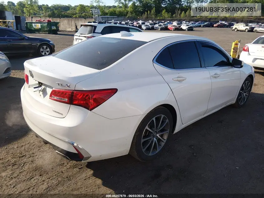2019 Acura Tlx Standard VIN: 19UUB3F35KA007281 Lot: 45257879