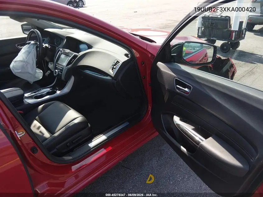 2019 Acura Tlx Standard VIN: 19UUB2F3XKA000420 Lot: 45278347