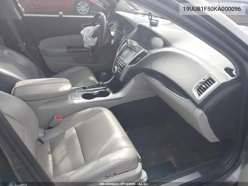 2019 Acura Tlx Tech Pkg VIN: 19UUB1F50KA000096 Lot: 45306231
