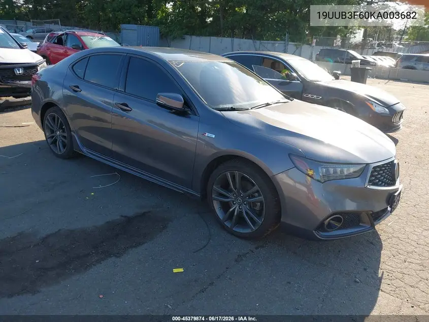 2019 Acura Tlx Tech A-Spec Pkgs VIN: 19UUB3F60KA003682 Lot: 45379874