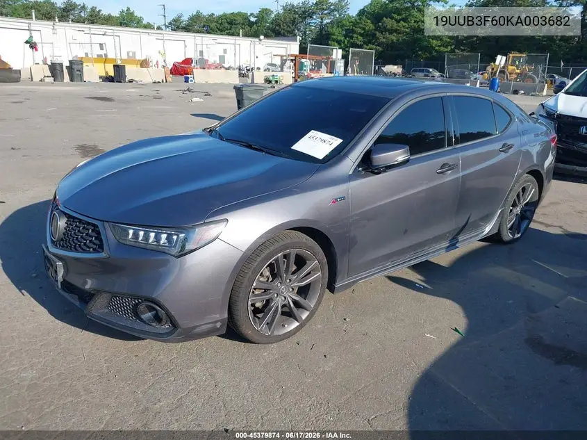 2019 Acura Tlx Tech A-Spec Pkgs VIN: 19UUB3F60KA003682 Lot: 45379874