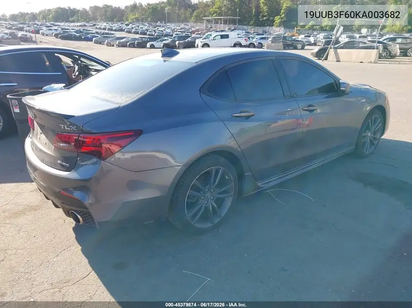2019 Acura Tlx Tech A-Spec Pkgs VIN: 19UUB3F60KA003682 Lot: 45379874