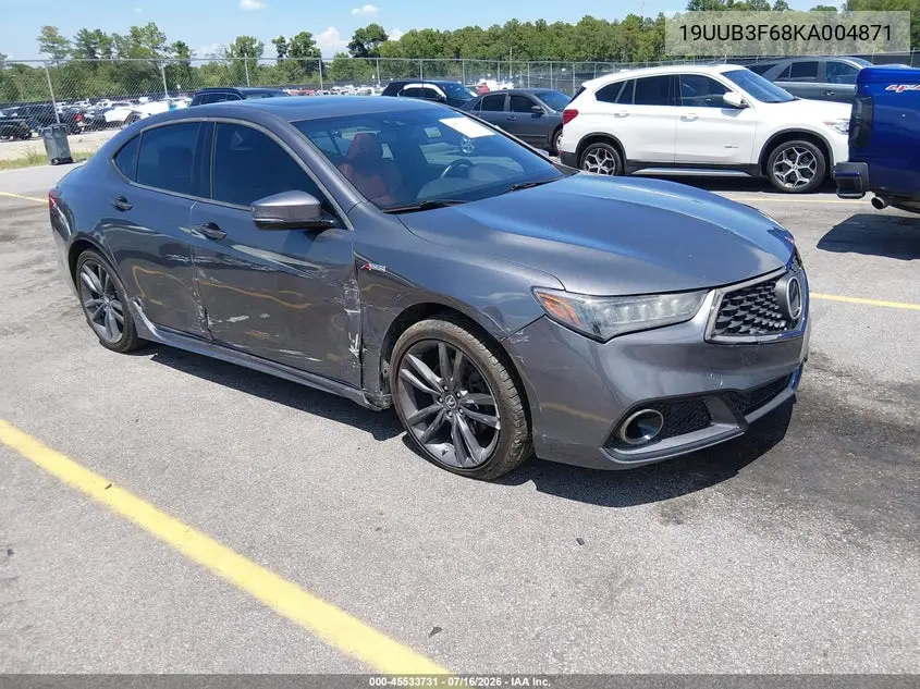 2019 Acura Tlx Tech A-Spec Pkgs VIN: 19UUB3F68KA004871 Lot: 45533731
