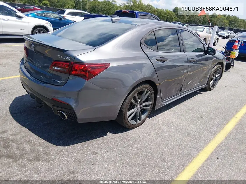 2019 Acura Tlx Tech A-Spec Pkgs VIN: 19UUB3F68KA004871 Lot: 45533731