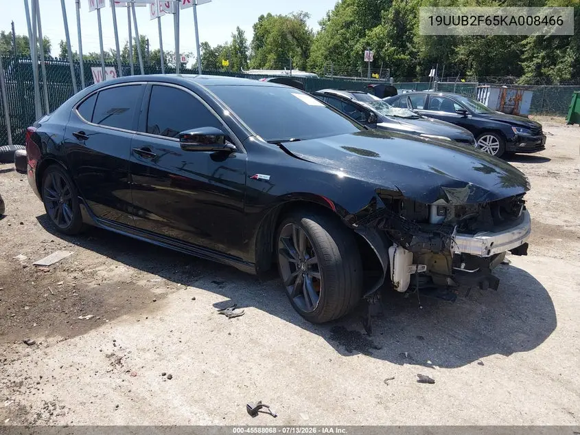 2019 Acura Tlx Tech A-Spec Pkgs VIN: 19UUB2F65KA008466 Lot: 45588068