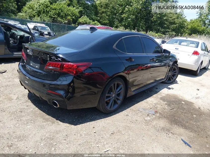 2019 Acura Tlx Tech A-Spec Pkgs VIN: 19UUB2F65KA008466 Lot: 45588068