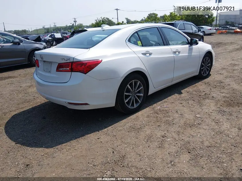 2019 Acura Tlx Standard VIN: 19UUB1F39KA007921 Lot: 45632668