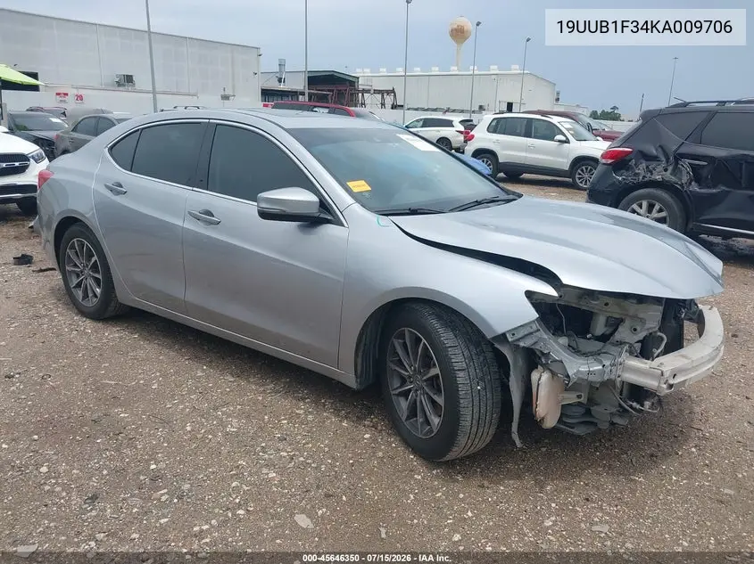2019 Acura Tlx Standard VIN: 19UUB1F34KA009706 Lot: 45646350