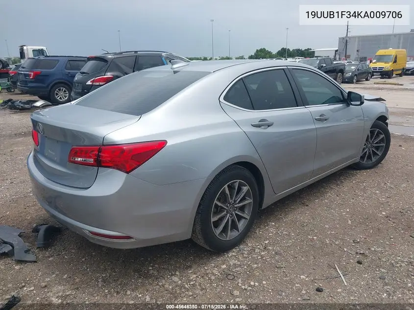 2019 Acura Tlx Standard VIN: 19UUB1F34KA009706 Lot: 45646350