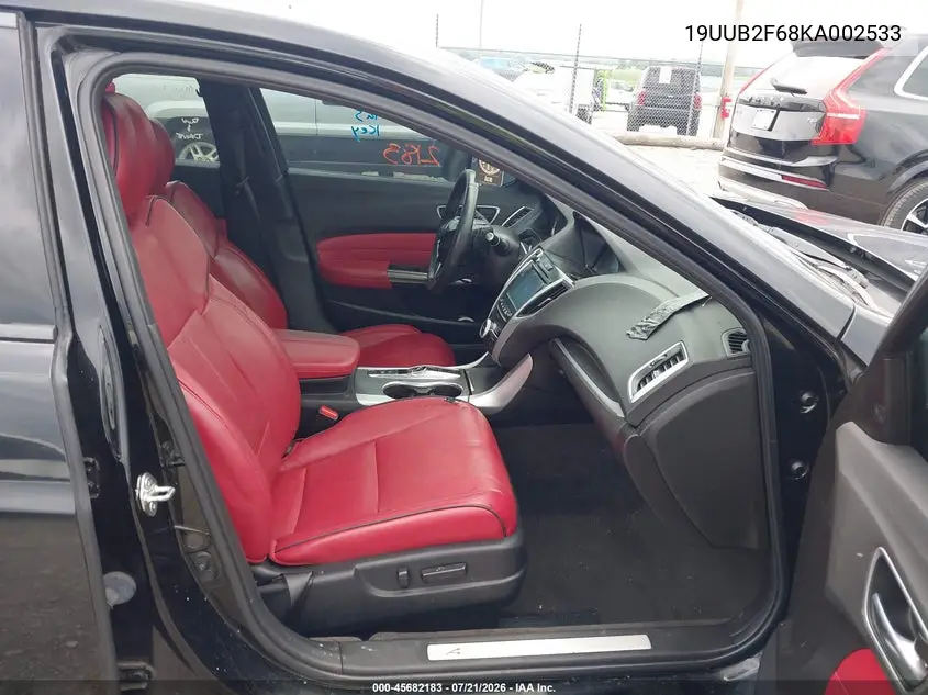 2019 Acura Tlx Tech A-Spec Pkgs VIN: 19UUB2F68KA002533 Lot: 45682183
