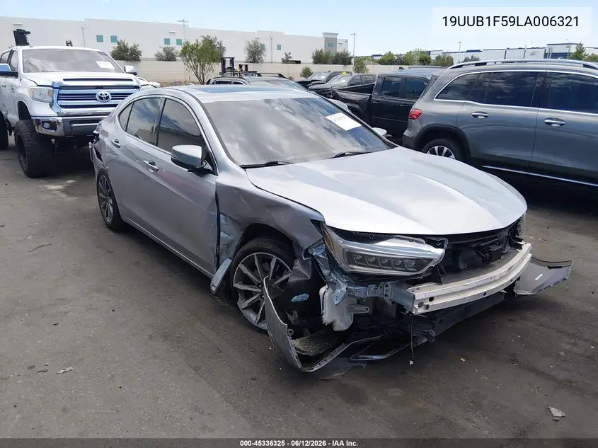 2020 Acura Tlx Tech Package VIN: 19UUB1F59LA006321 Lot: 45336325