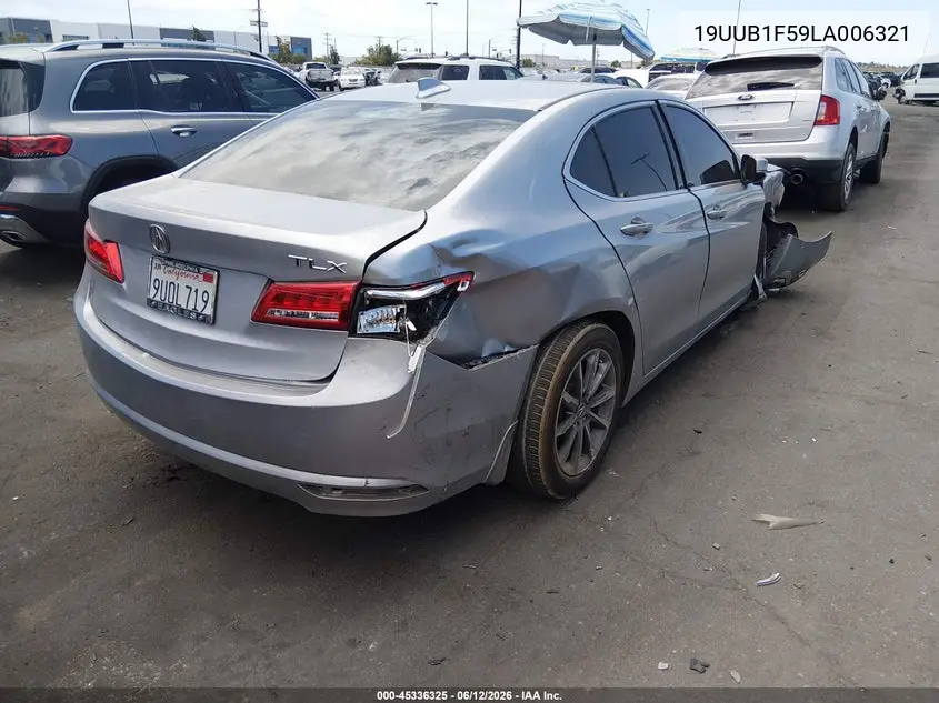 2020 Acura Tlx Tech Package VIN: 19UUB1F59LA006321 Lot: 45336325