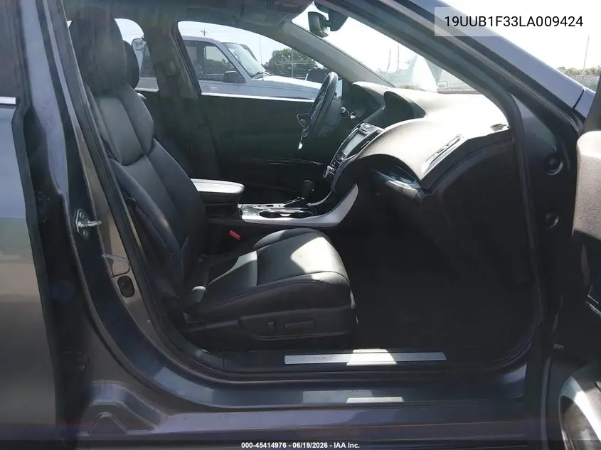 2020 Acura Tlx Standard VIN: 19UUB1F33LA009424 Lot: 45414976