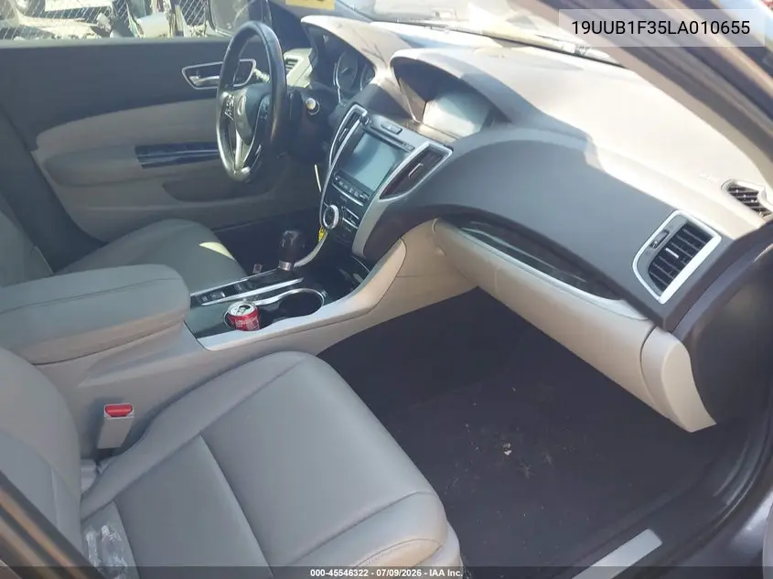 2020 Acura Tlx Standard VIN: 19UUB1F35LA010655 Lot: 45546322