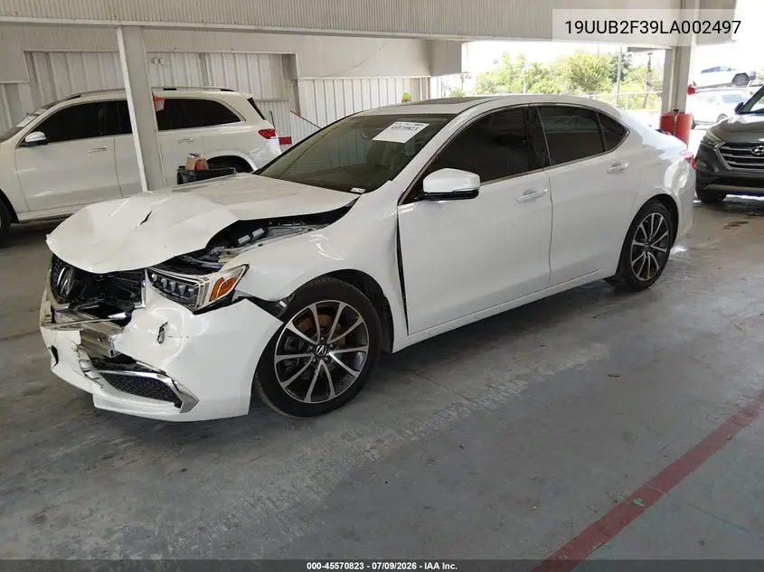 2020 Acura Tlx Standard VIN: 19UUB2F39LA002497 Lot: 45570823