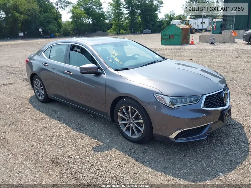 2020 Acura Tlx Standard VIN: 19UUB1F3XLA017259 Lot: 45608089