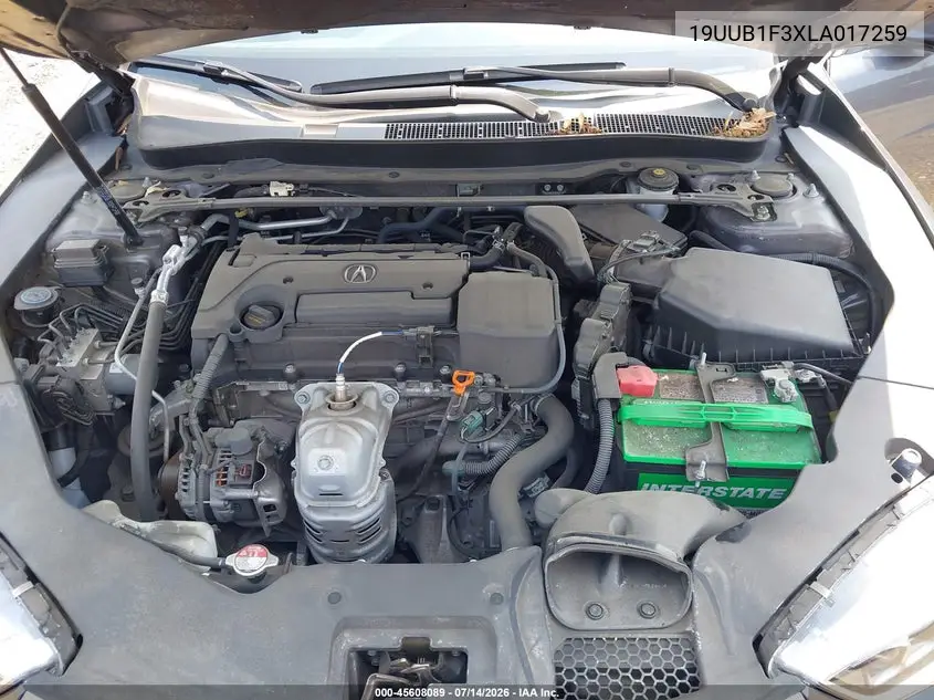 2020 Acura Tlx Standard VIN: 19UUB1F3XLA017259 Lot: 45608089