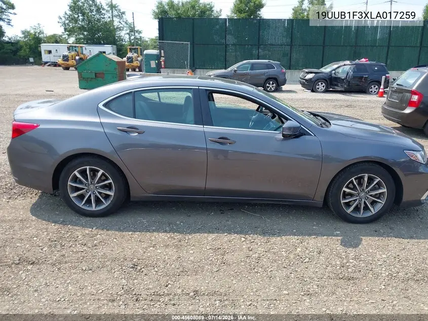 2020 Acura Tlx Standard VIN: 19UUB1F3XLA017259 Lot: 45608089