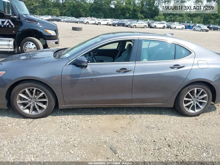 2020 Acura Tlx Standard VIN: 19UUB1F3XLA017259 Lot: 45608089