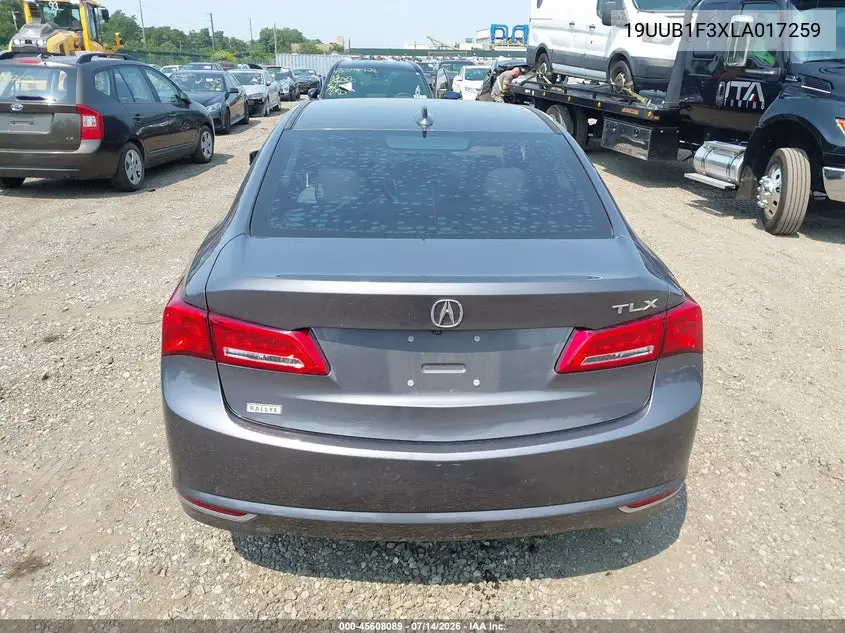 2020 Acura Tlx Standard VIN: 19UUB1F3XLA017259 Lot: 45608089