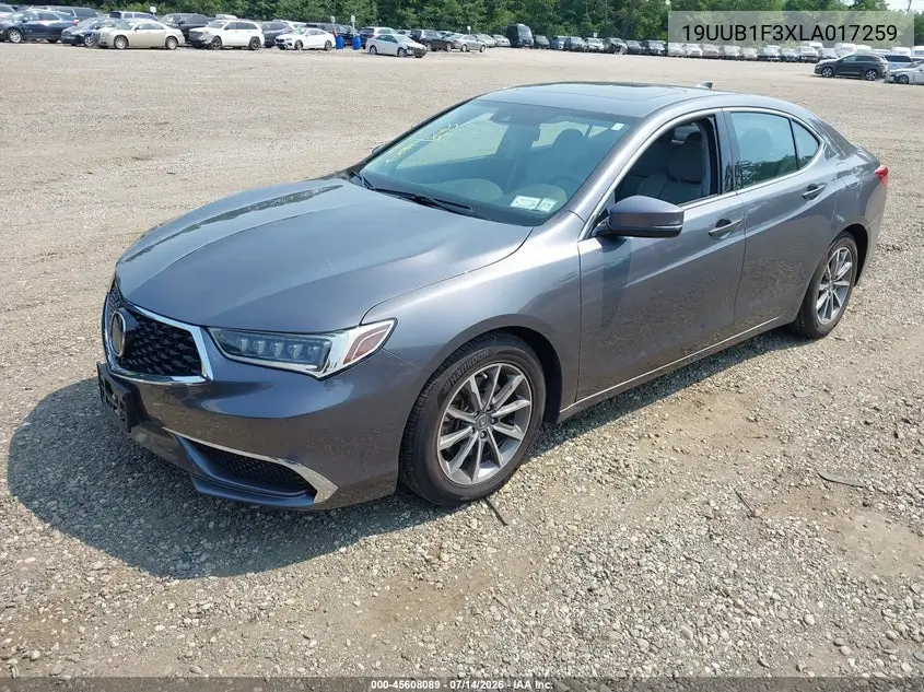 2020 Acura Tlx Standard VIN: 19UUB1F3XLA017259 Lot: 45608089