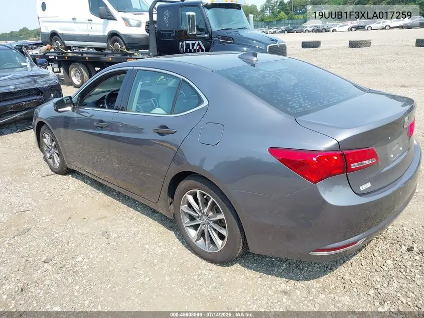 2020 Acura Tlx Standard VIN: 19UUB1F3XLA017259 Lot: 45608089