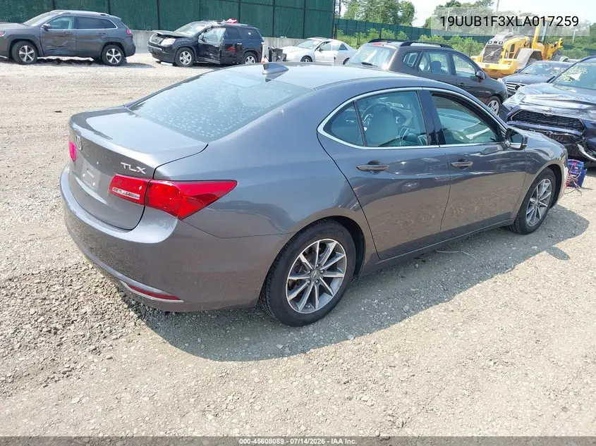 2020 Acura Tlx Standard VIN: 19UUB1F3XLA017259 Lot: 45608089