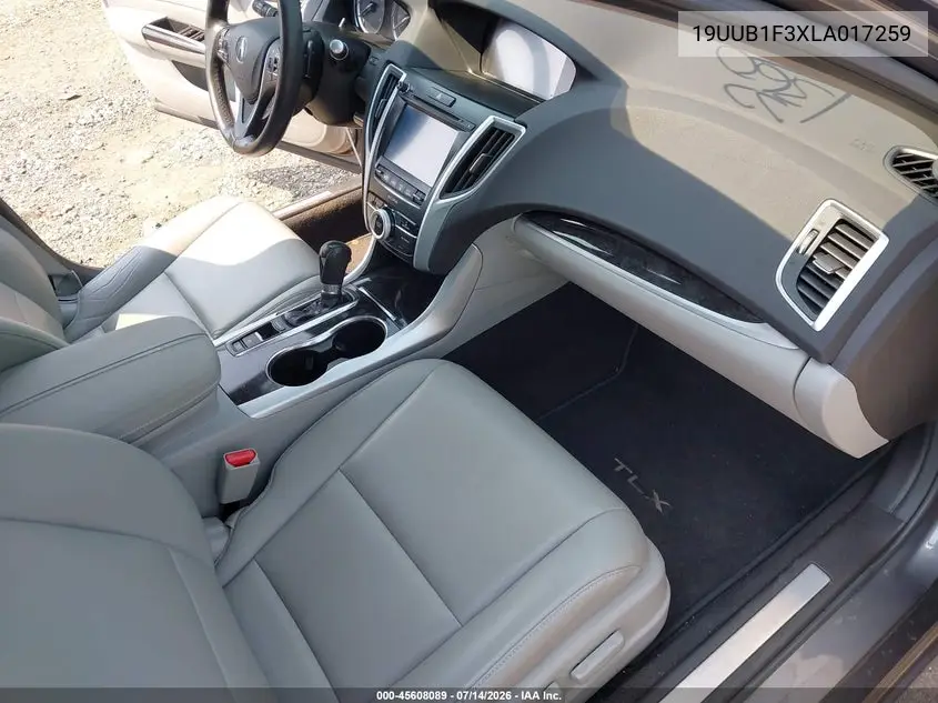2020 Acura Tlx Standard VIN: 19UUB1F3XLA017259 Lot: 45608089