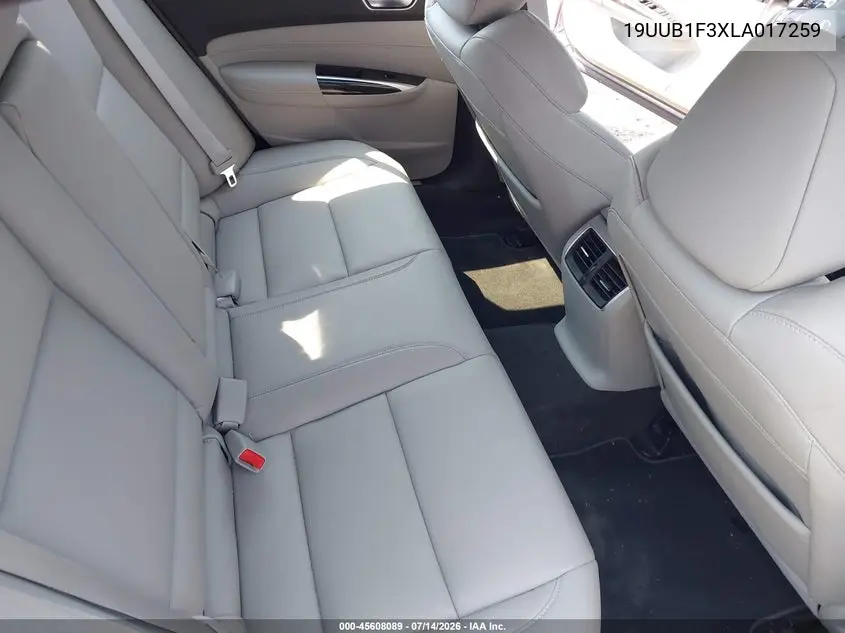 2020 Acura Tlx Standard VIN: 19UUB1F3XLA017259 Lot: 45608089