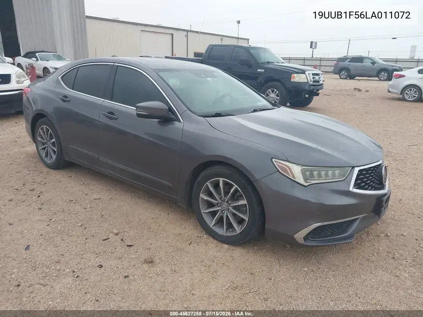 2020 Acura Tlx Tech Package VIN: 19UUB1F56LA011072 Lot: 45627258