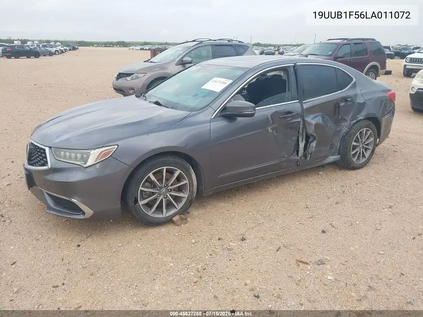 2020 Acura Tlx Tech Package VIN: 19UUB1F56LA011072 Lot: 45627258