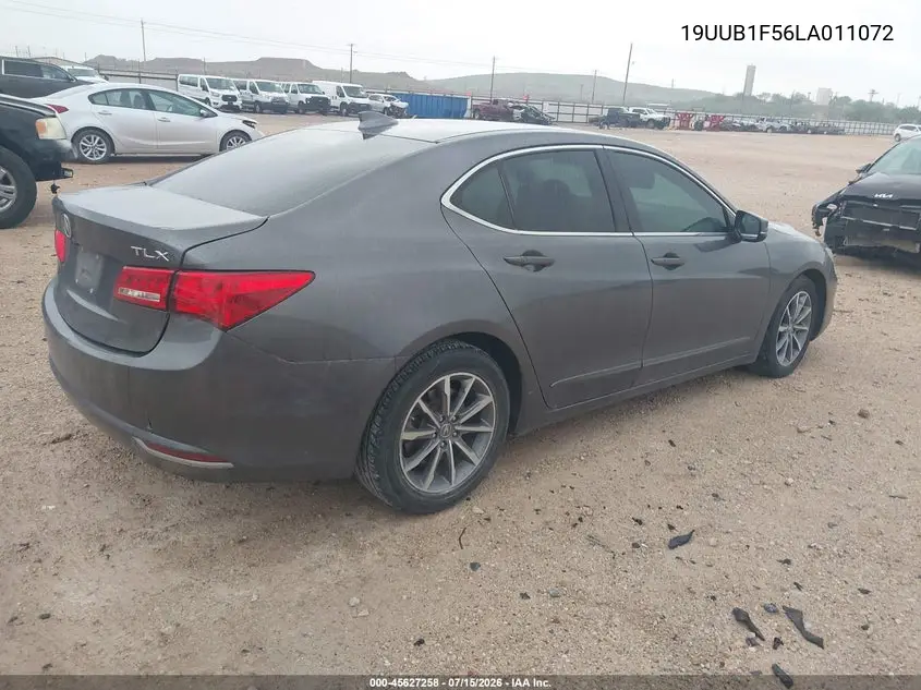 2020 Acura Tlx Tech Package VIN: 19UUB1F56LA011072 Lot: 45627258