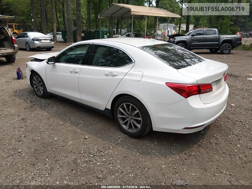 2020 Acura Tlx Tech Package VIN: 19UUB1F55LA006719 Lot: 45630509