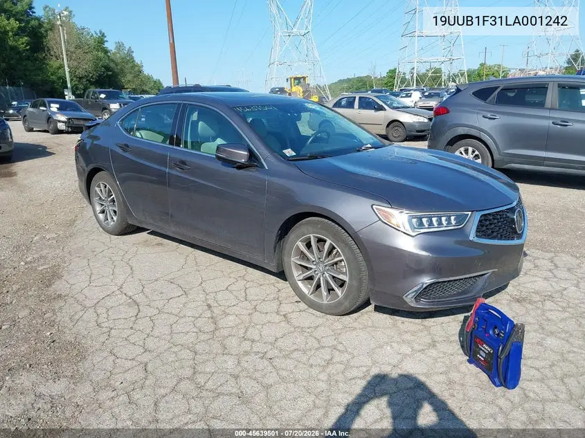 2020 Acura Tlx Standard VIN: 19UUB1F31LA001242 Lot: 45639501