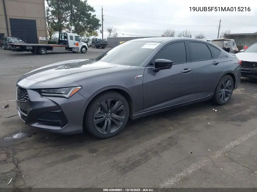 19UUB5F51MA015216 2021 Acura Tlx A-Spec Package