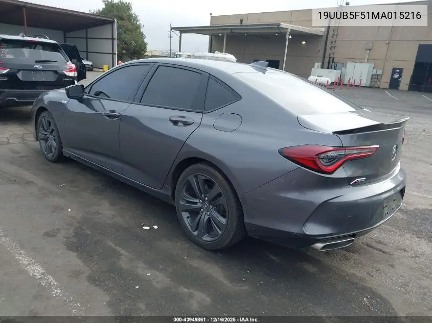 19UUB5F51MA015216 2021 Acura Tlx A-Spec Package
