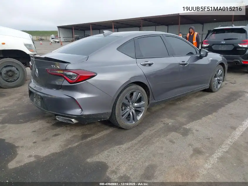 19UUB5F51MA015216 2021 Acura Tlx A-Spec Package