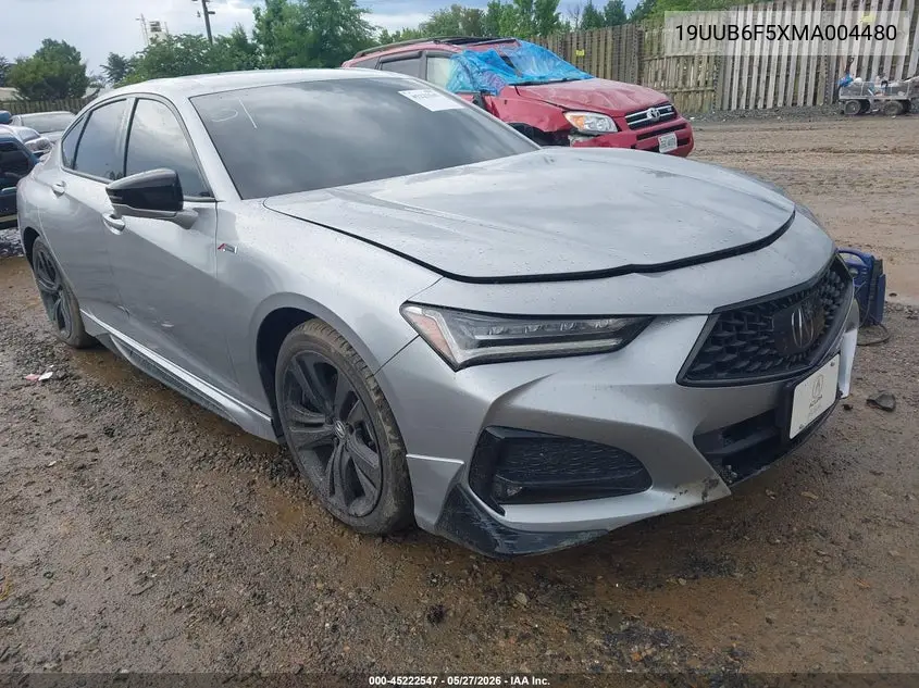 2021 Acura Tlx A-Spec Package VIN: 19UUB6F5XMA004480 Lot: 45222547