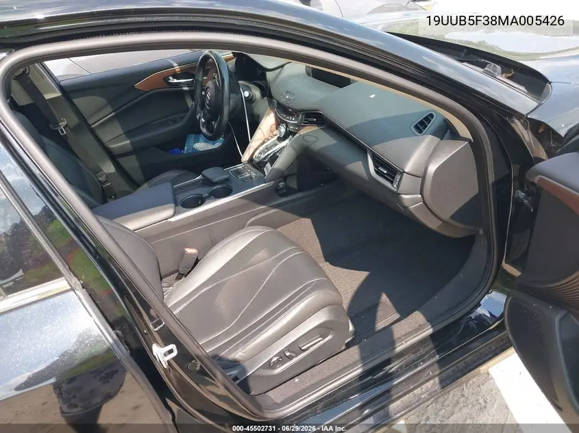 2021 Acura Tlx Standard VIN: 19UUB5F38MA005426 Lot: 45502731
