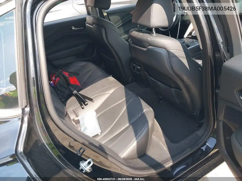 2021 Acura Tlx Standard VIN: 19UUB5F38MA005426 Lot: 45502731