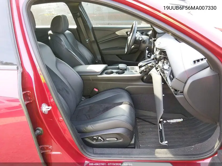 2021 Acura Tlx A-Spec Package VIN: 19UUB6F56MA007330 Lot: 45627801